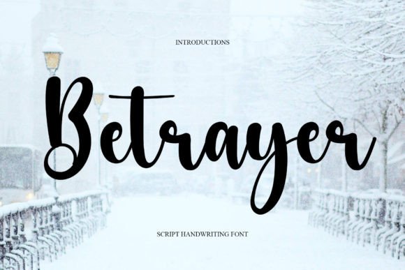 Betrayer: The Handwritten Typeface That Elevates Every Campaign