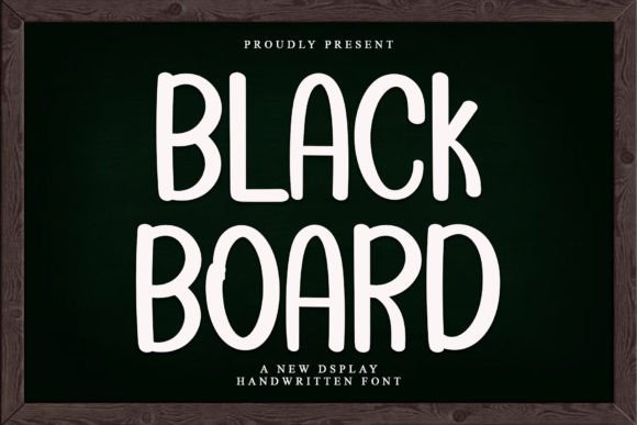 Black Board: The Handwritten Typeface for Authentic Craft Branding