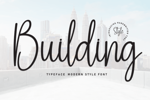Building: The Handwritten Typeface That Elevates Small Business Branding