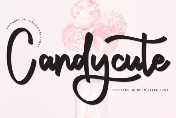 Candycute: The Sweet Handwritten Typeface for Crafters