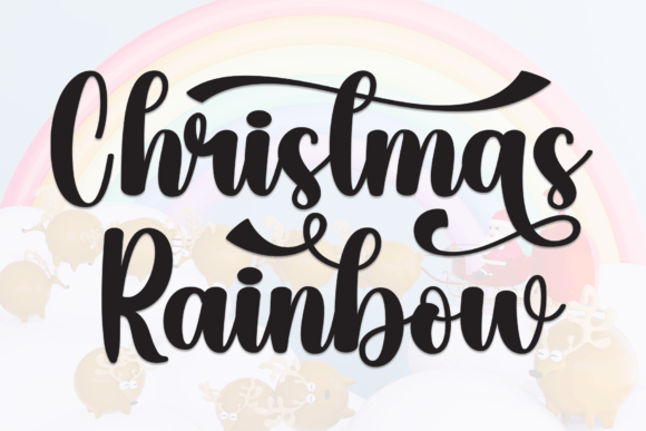 Christmas Rainbow: The Handwritten Typeface That Elevates Digital Branding