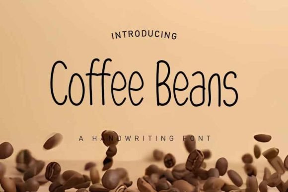 Coffee Beans: The Handwritten Typeface That Brings Your Shop to Life