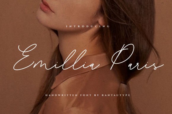 Emillia Paris: A Handwritten Typeface for Modern Editorial Design