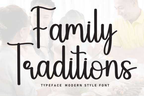 Family Traditions: A Handwritten Typeface for Warm Editorial Design