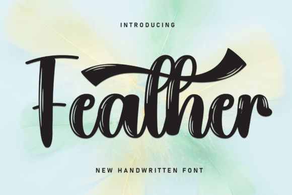 Feather: A Handwritten Typeface for Modern Editorial Design