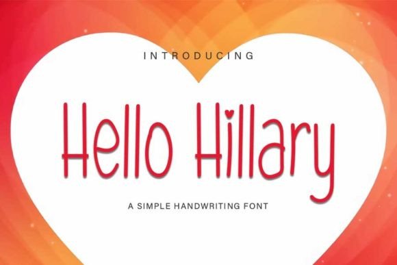 Hello Hillary: A Delicate Handwritten Typeface for Modern Branding