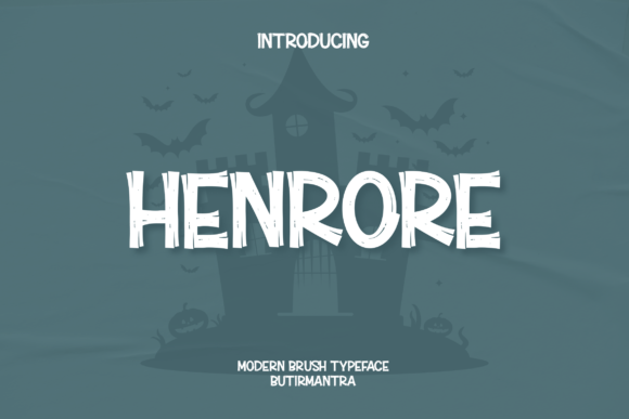 Henrore: The Perfect Halloween Typeface for Digital Branding