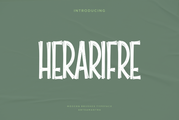 Herarifre: The Spooky-Yet-Polished Font for Seasonal Branding