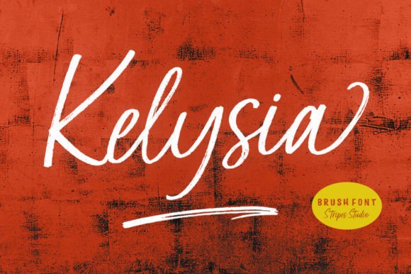 Kelysia: A Hand-Brushed Script Font for Editorial Design