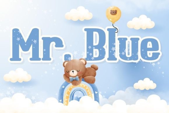 Mr. Blue: The Dashing Script Font That Elevates Small Business Branding