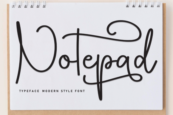 Notepad: A Creative Script Amp Typeface for Editorial Design