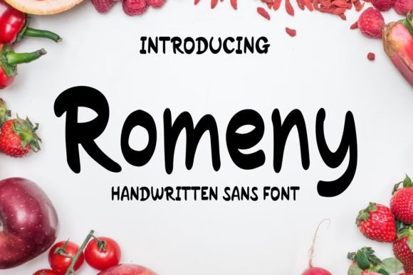 Romeny: A Modern Sans Handwritten Typeface for Authentic Branding