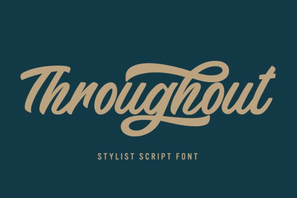 Throughout: The Script Typeface That Elevates Campaign Design