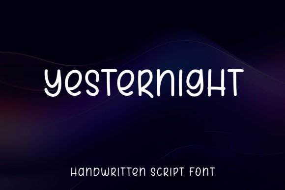 Yesternight: The Handwritten Font That Elevates Small Business Branding