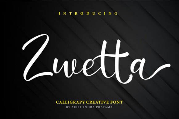 Zwetta: The Handwritten Font for Beautiful Craft Projects